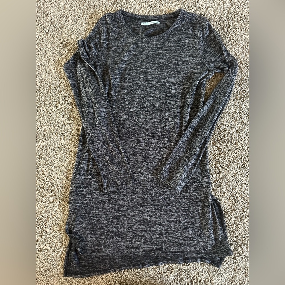 Maurice’s women’s Heather Charcoal Long Sleeve Knit Tunic